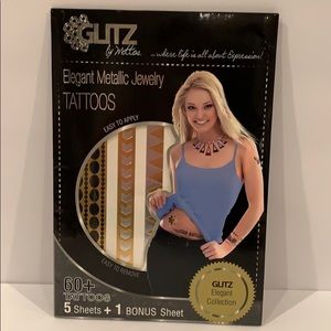 NEW Glitz Elegant Metallic Jewelry Tattoos